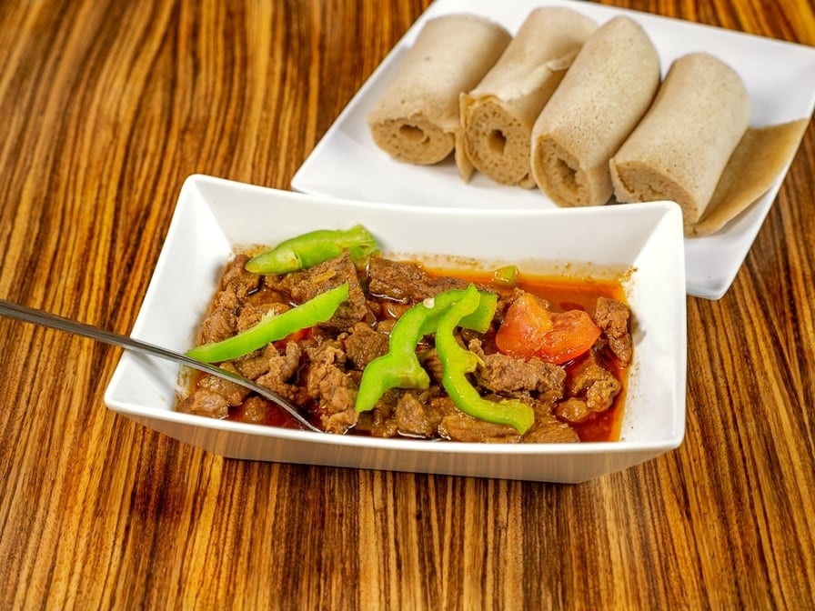 4. Beef Tibbs Dinner.