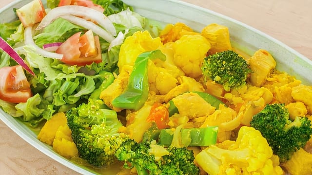 2. Chicken Tibbs Dinner.