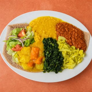 24. Queen Sheba Signature Vegetarian Combo Dinner