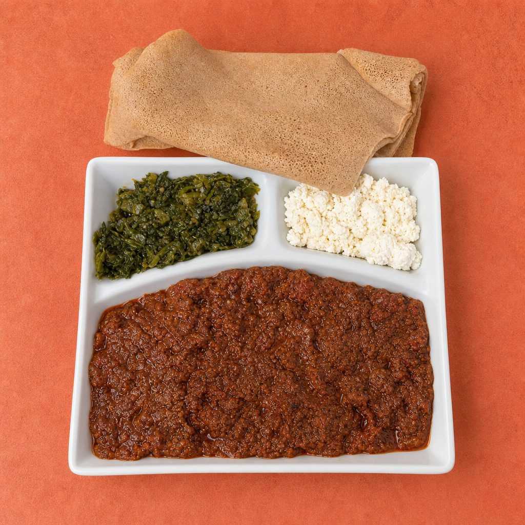 7. Kitfo Dinner.