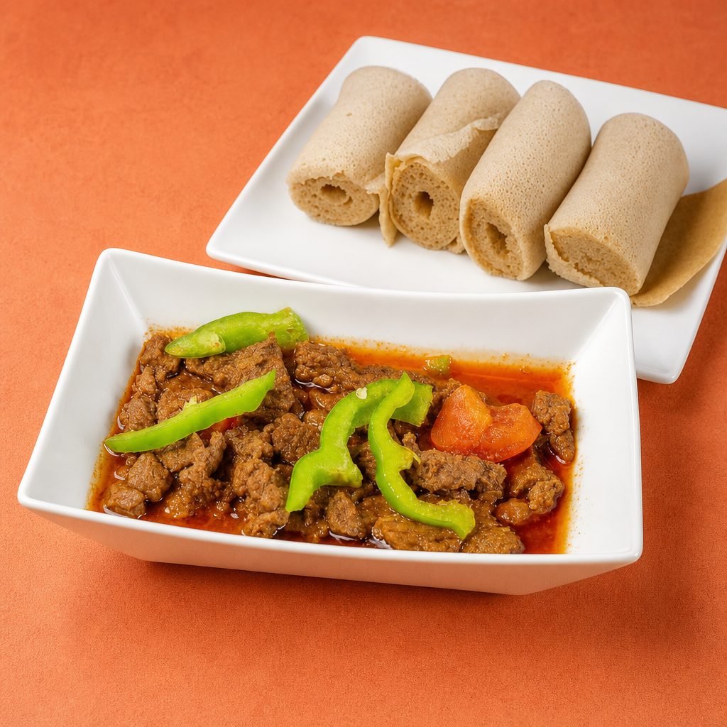 4. Beef Tibbs Lunch.