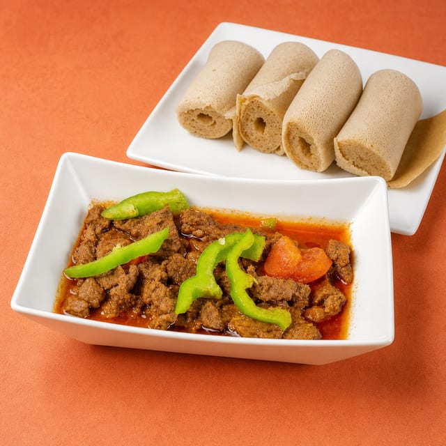 4. Beef Tibbs Lunch.