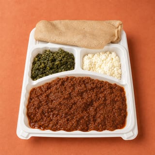 7. Kitfo Lunch