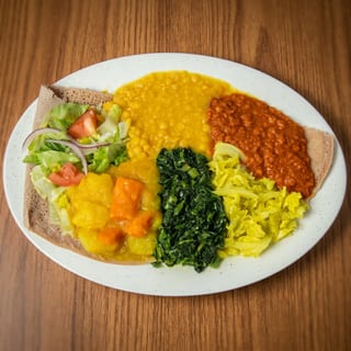 24. Queen Sheba Signature Vegetarian Combo Dinner