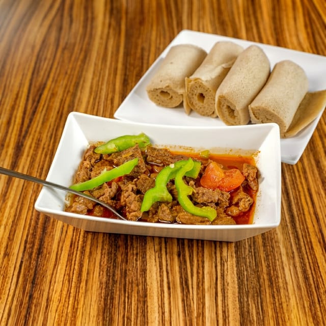 4. Beef Tibbs Dinner.