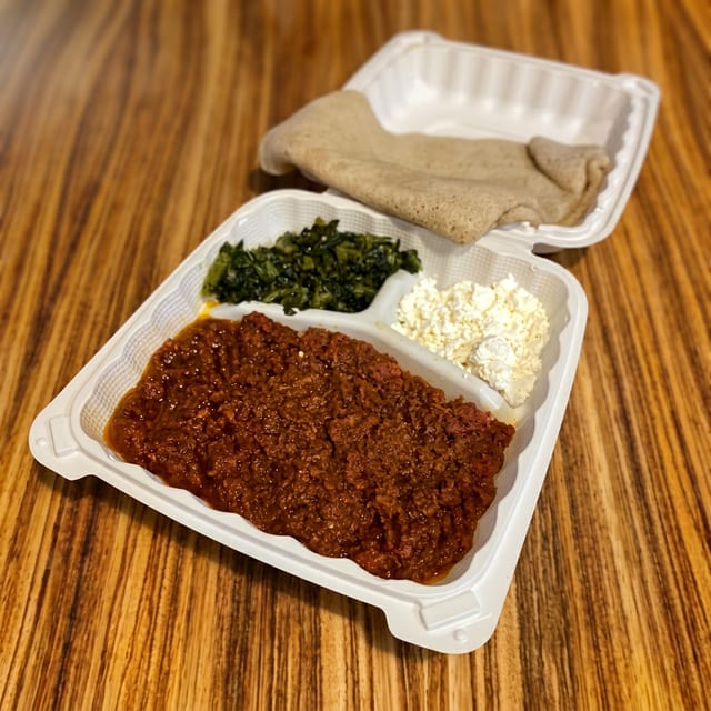 7. Kitfo Lunch.