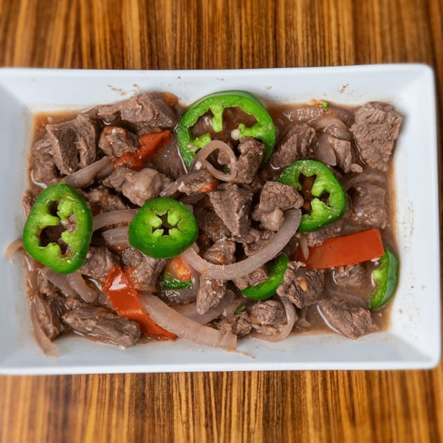 5. Awaze Beef Tibbs Dinner.